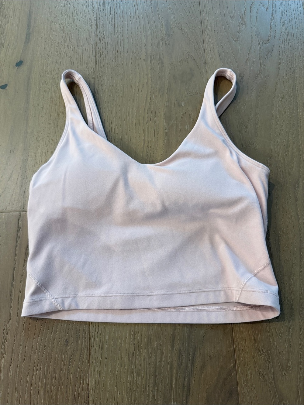 Everyday Scoop Neck Light Pink Bralette Top